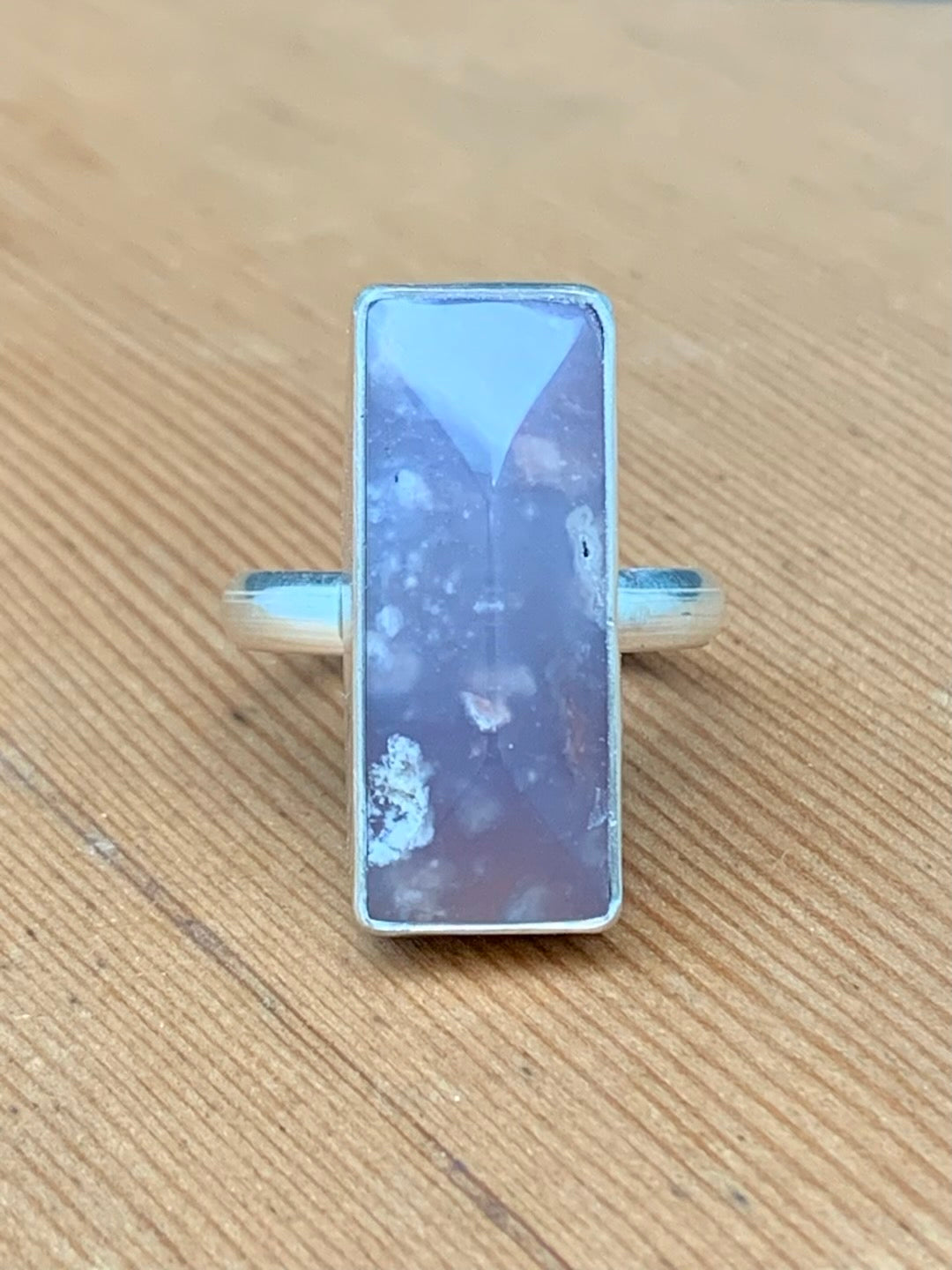 Purple Agate Ring