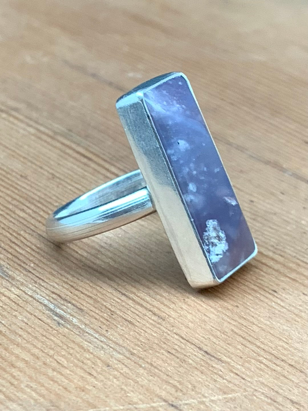 Purple Agate Ring