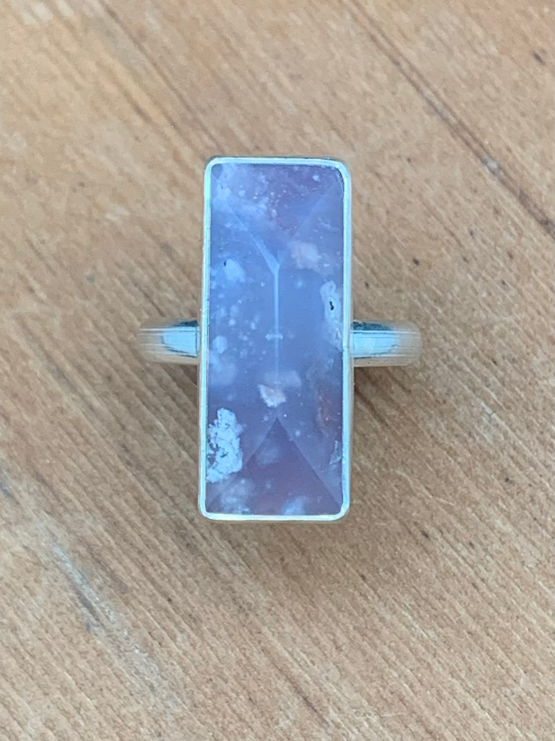 Purple Agate Ring