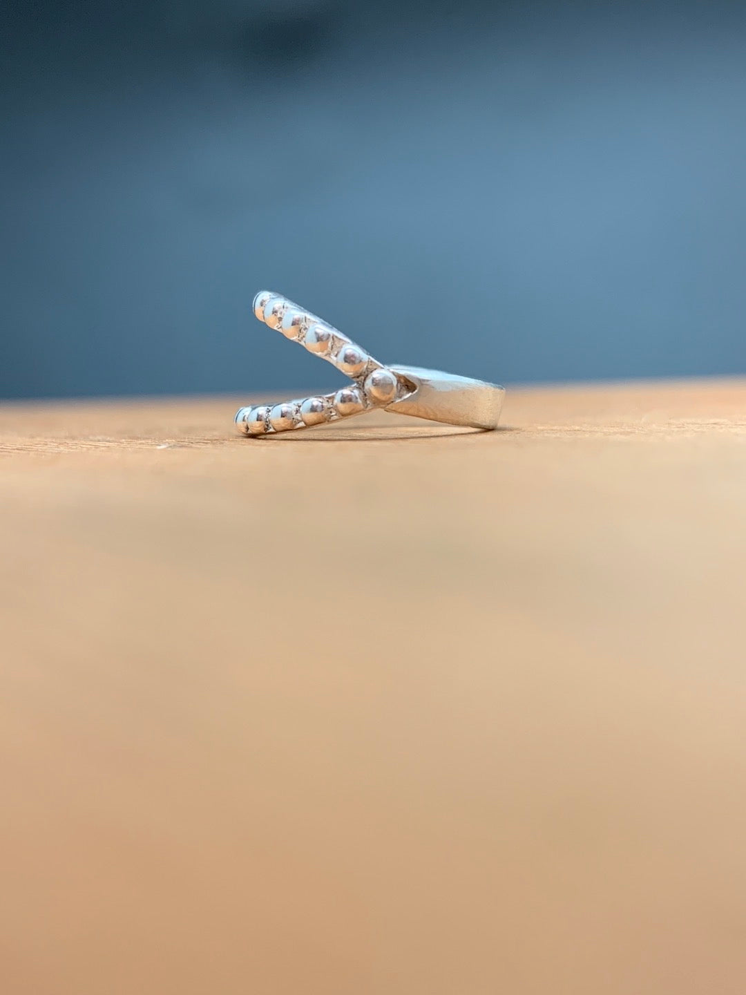 Beaded Tapered Ring