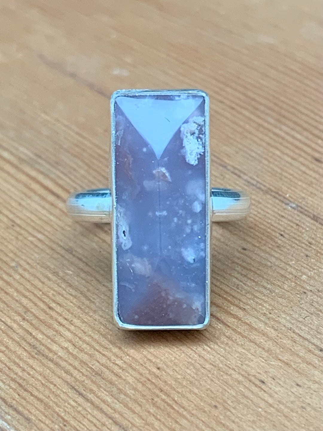 Purple Agate Ring