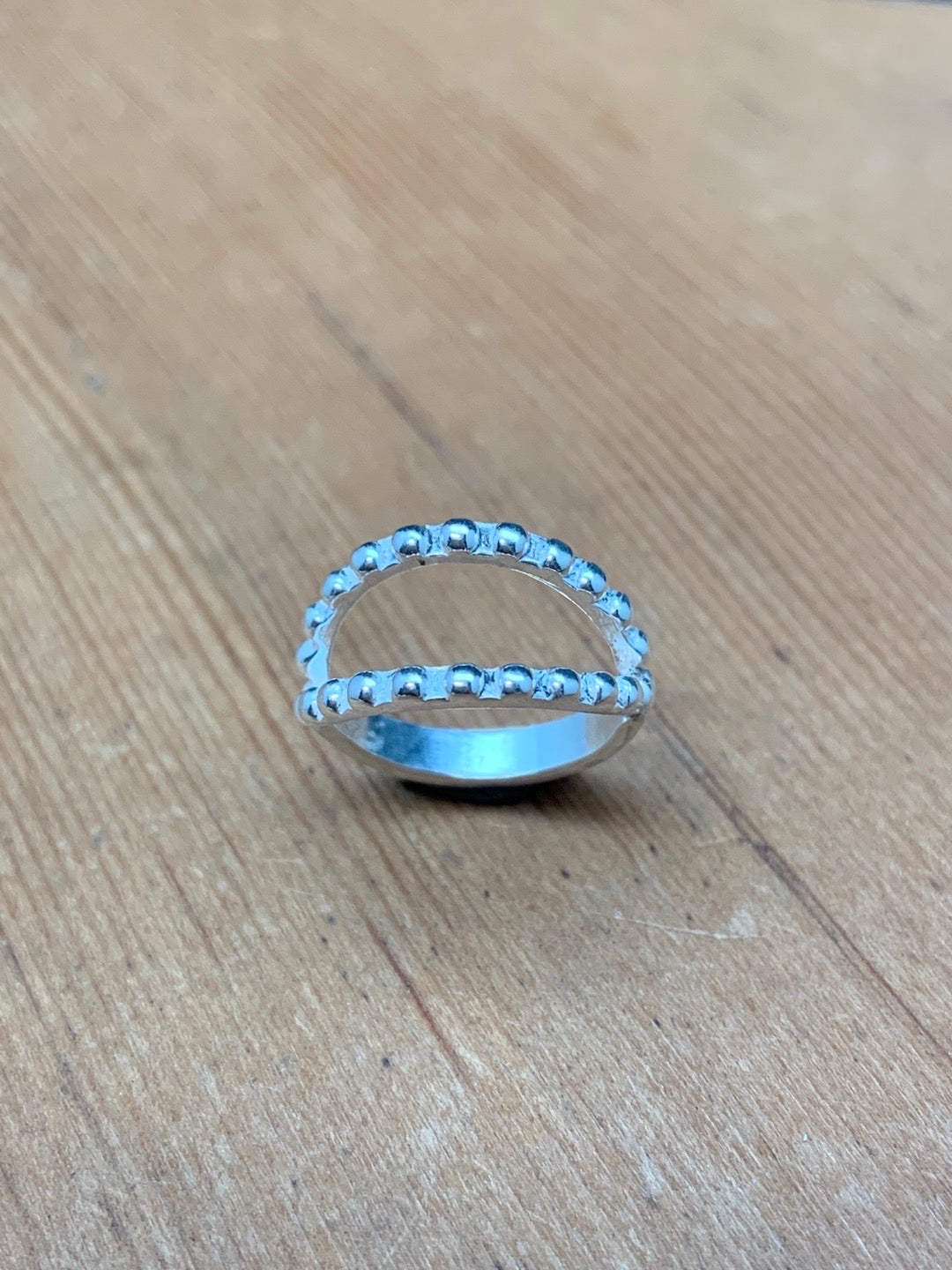 Beaded Tapered Ring