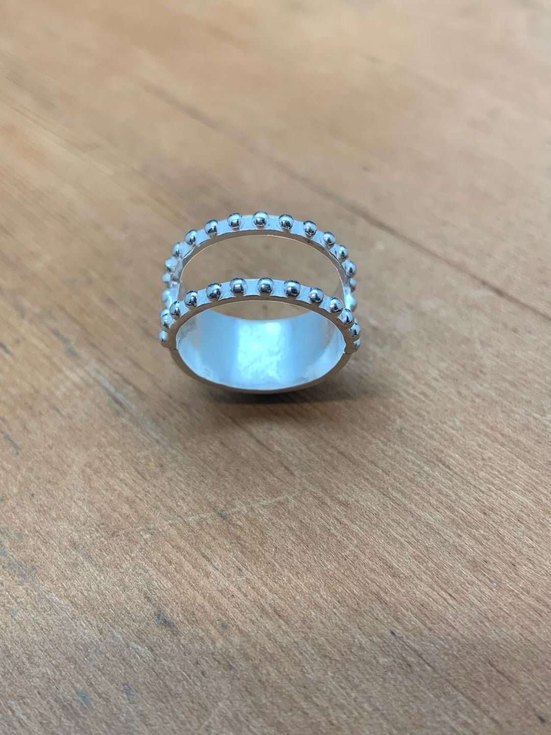 Beaded Straight Band