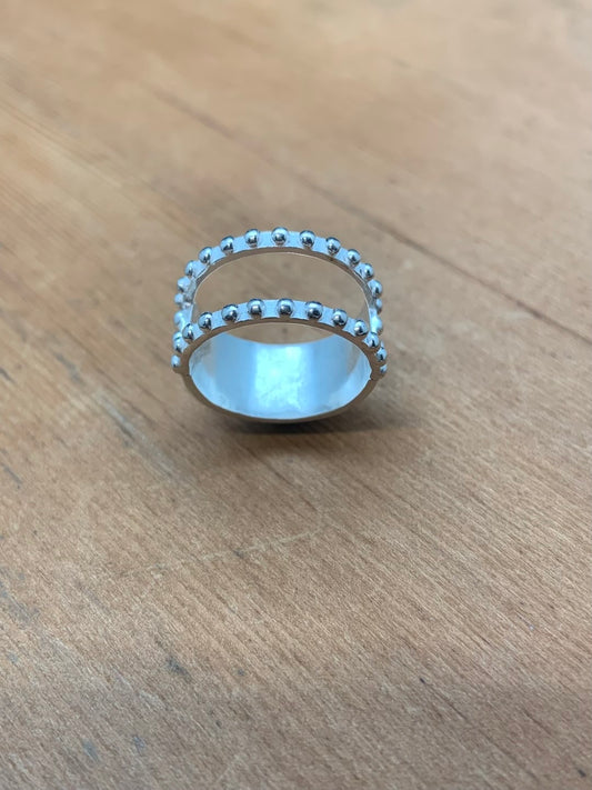 Beaded Straight Band