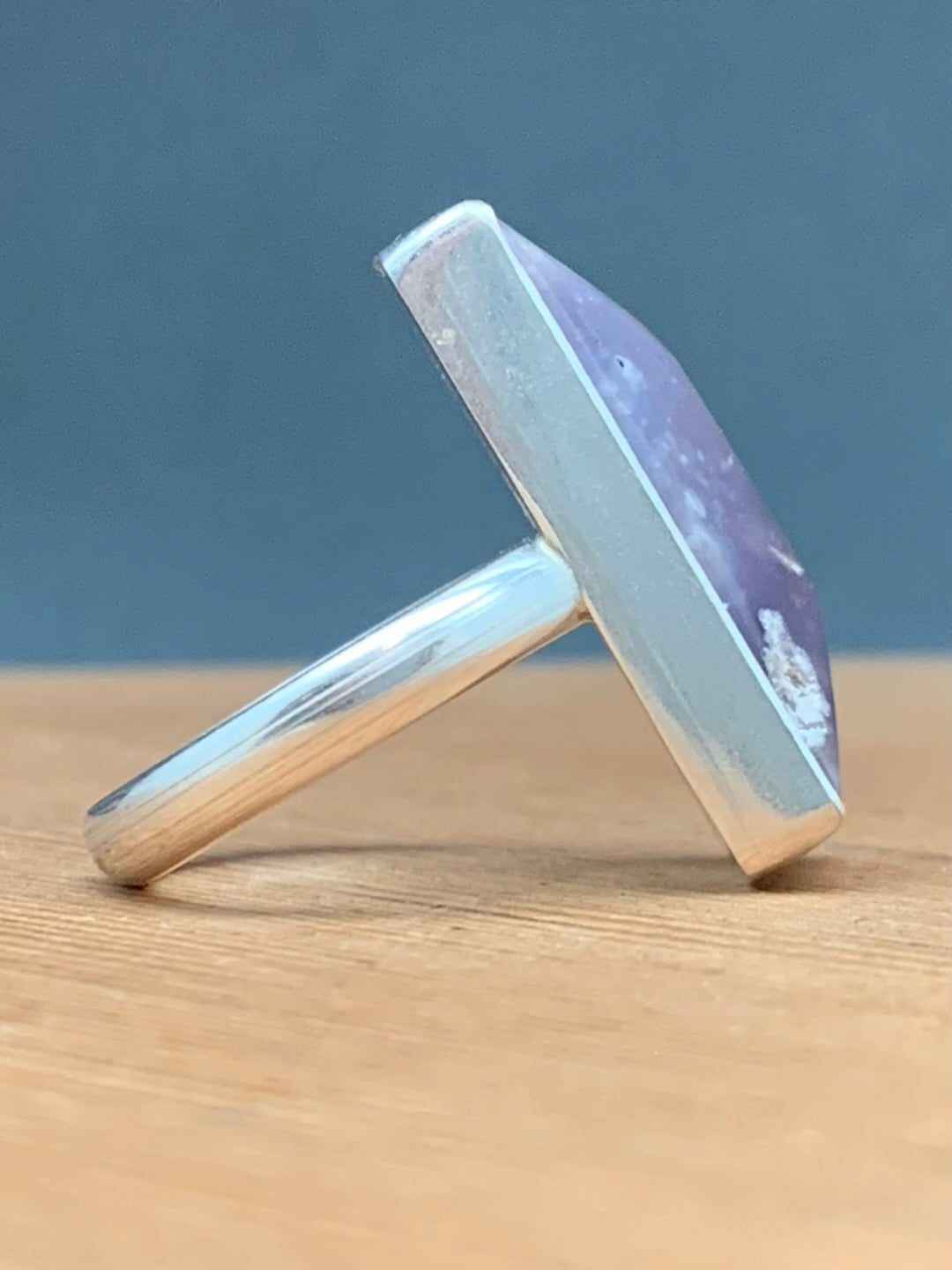 Purple Agate Ring